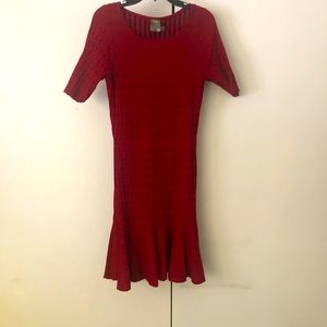 Taylor, Women red sweater dress
